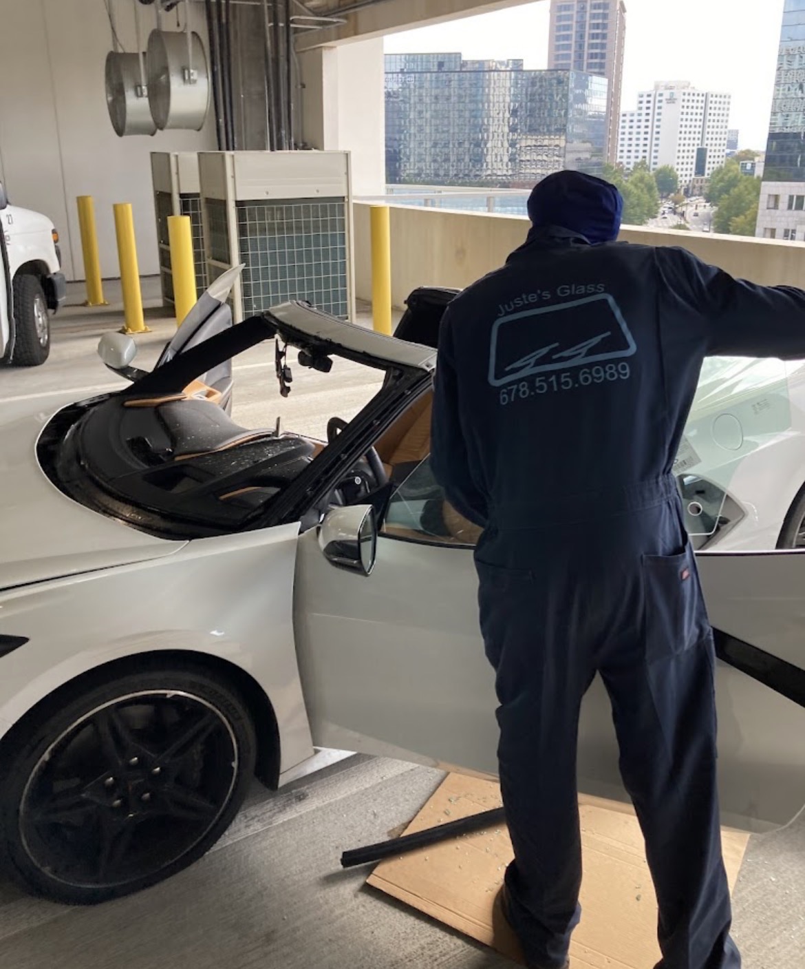 Corvette windshield replacement